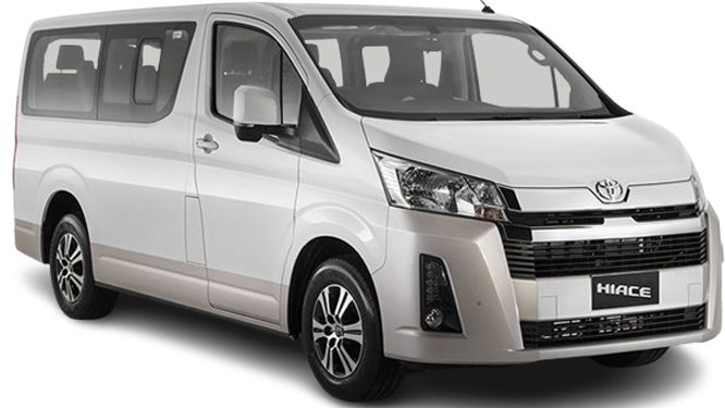Image of TOYOTA HIACE available for rent in Bali.