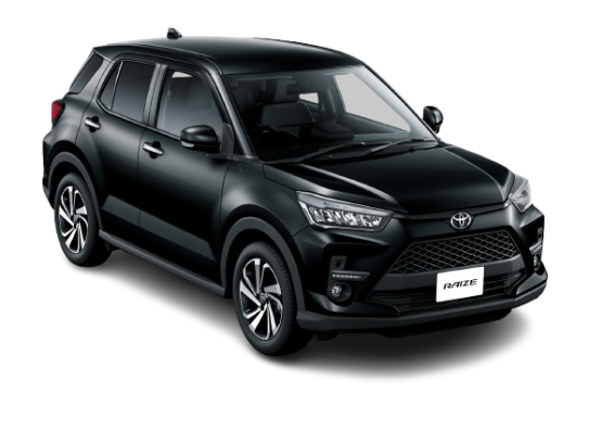 Image of TOYOTA RAIZE available for rent in Bali.