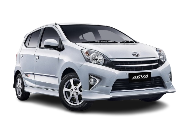 Image of TOYOTA AGYA available for rent in Bali.