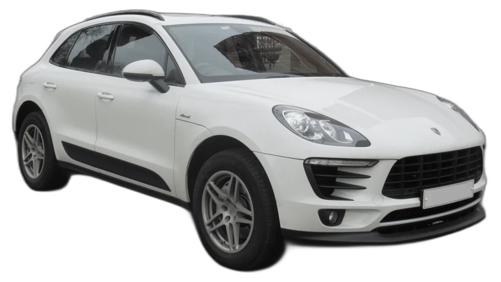 Detailed view of the PORSCHE MACAN for rent.