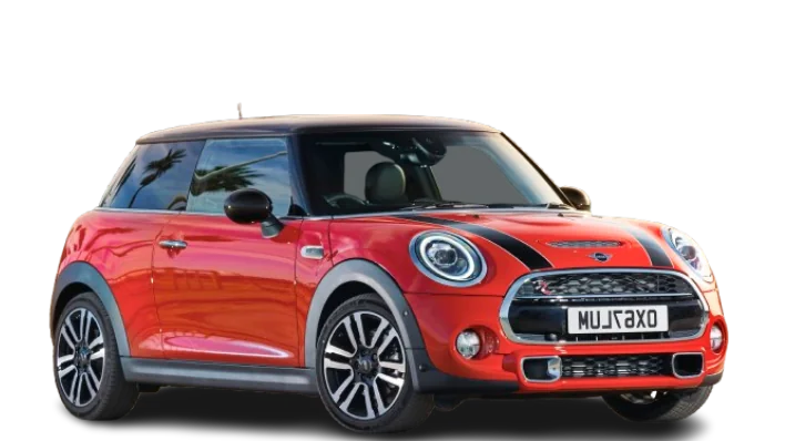 Detailed view of the MINI COOPER for rent.