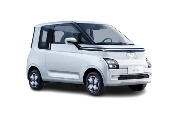 Detailed view of the WULING AIR EV for rent.