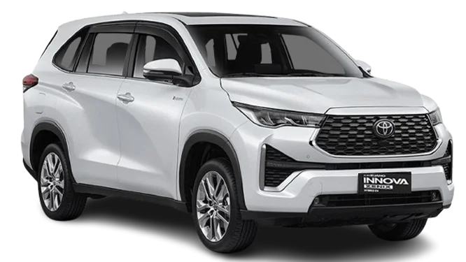 Detailed view of the TOYOTA INNOVA ZENIX for rent.