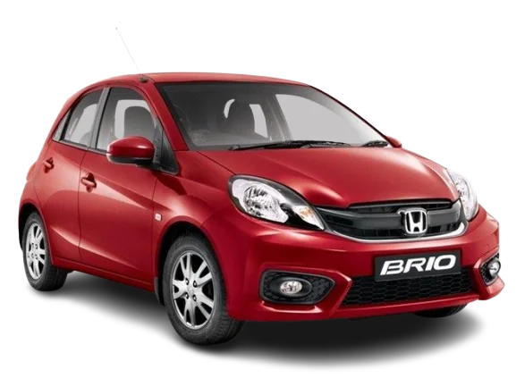 Detailed view of the HONDA BRIO for rent.