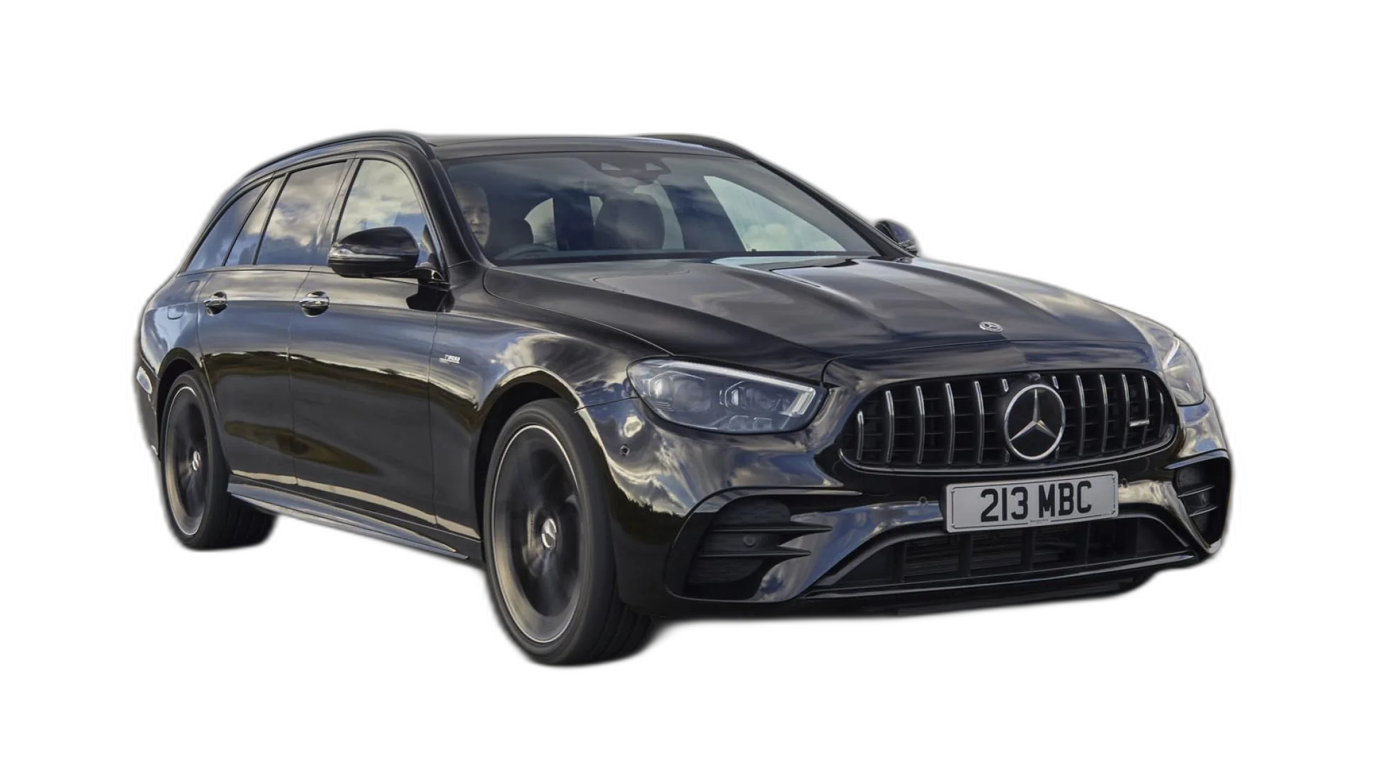 Detailed view of the MERCEDES BENZ E250 for rent.